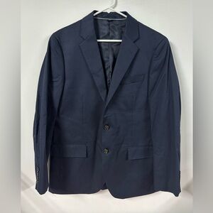 J. Crew Ludlow Duca Visconti Men's 40S Slim Blazer Navy Suit Jacket Sport Coat